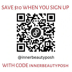 NEW TO POSHMARK? Scan this QR code to sign up with my code and save $10!